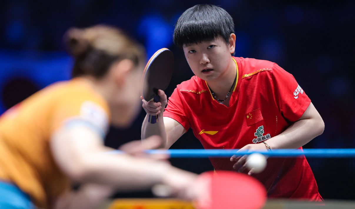 孙颖莎出于, 伊藤美诚晋, 对阵日本队